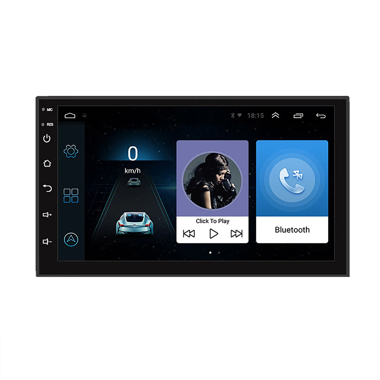 

Android 10.1 Video Player MP5 Player 7 Inch Android Universal Navigation 2 DIN HD Video WiFi Capacitive Touch GPS GPS Navigation