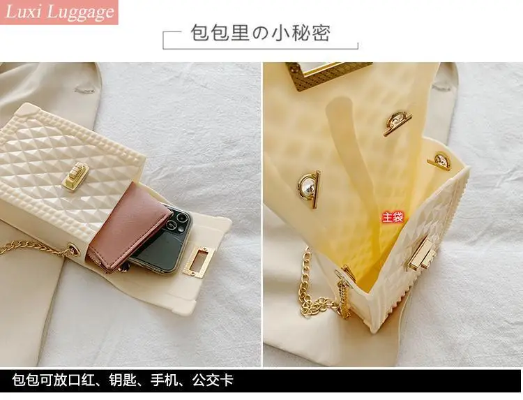 

New Small Bag Mini Female Bag Fashion Mobile Phone Bag Lingge Pearl Hand Chain Bag Shoulder Bag Ladies Messenger Bag