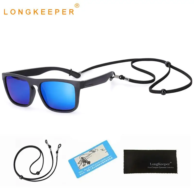 

Детские поляризационные солнцезащитные очки LongKeeper TR90, гибкие солнцезащитные очки с защитной оправой для мальчиков и девочек, UV400 oculos infantil