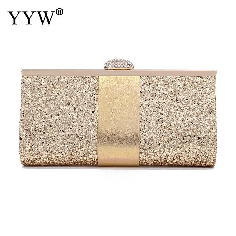 Женские сумки стразы клатч серебряные блестки вечерние клатчи кошелек дамские