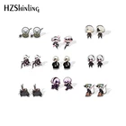 2021 новые серьги-гвоздики Nier Automata 2b и 9s