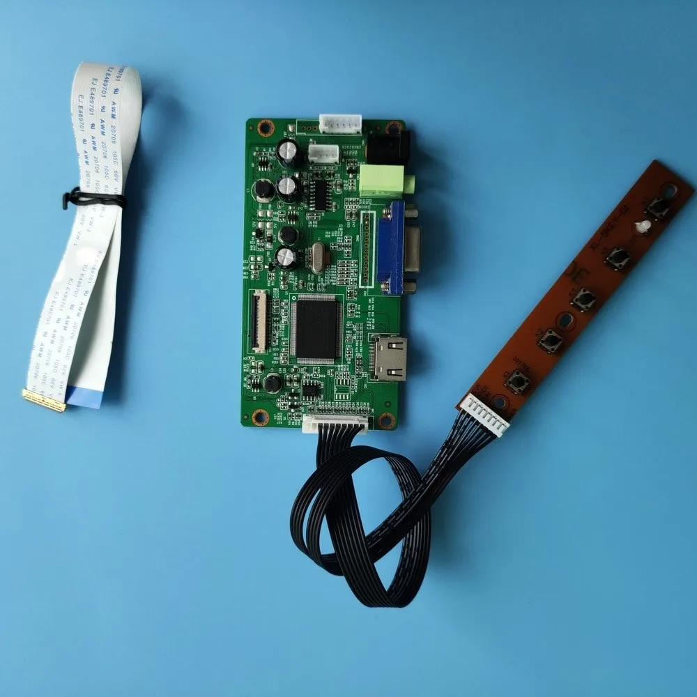 VGA экран комплект контроллер плата драйверная 30Pin ЖК дисплей светодиодный DIY