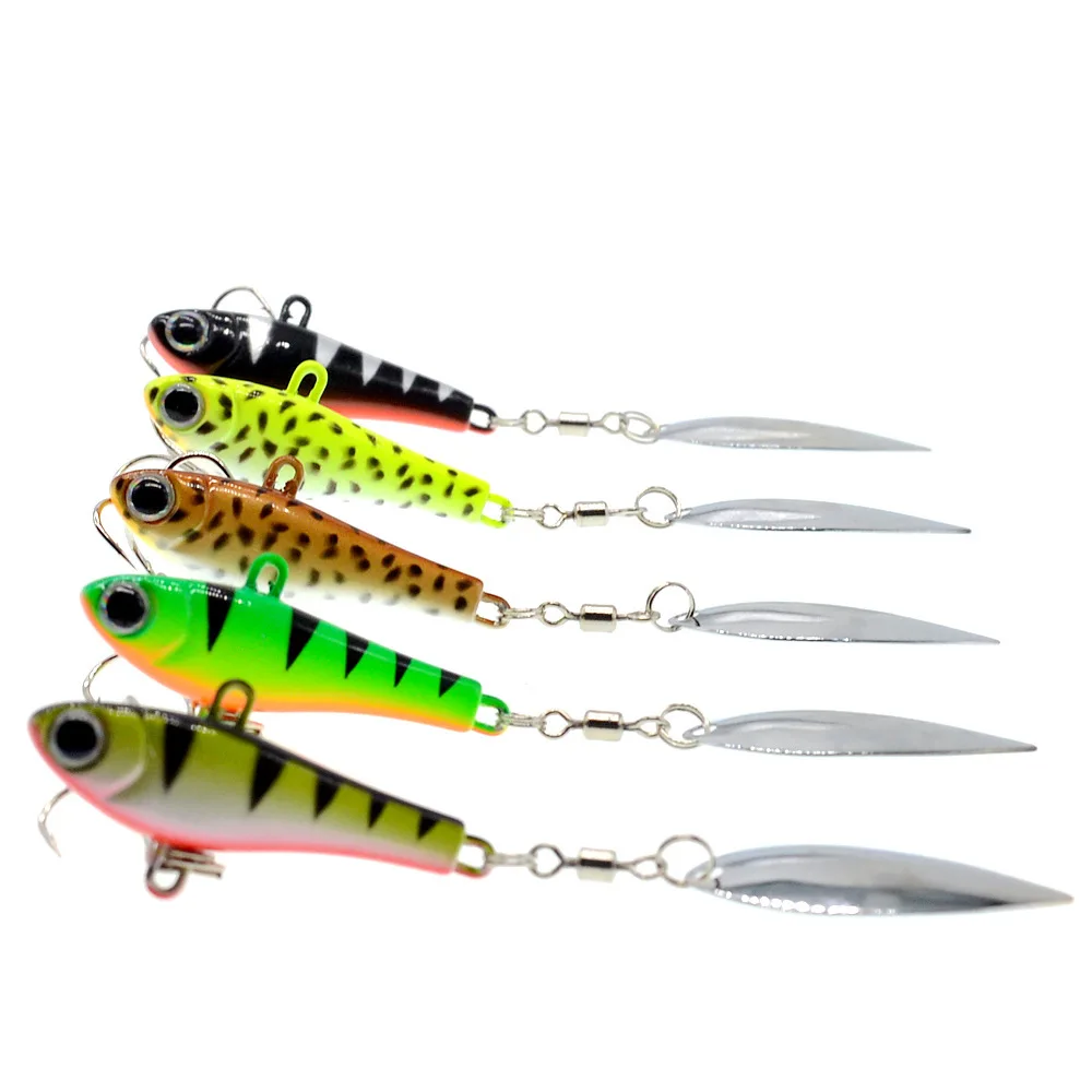 5 шт./лот 20 г Вибрирующая задняя спиннинговая приманка блесна металлический джиг