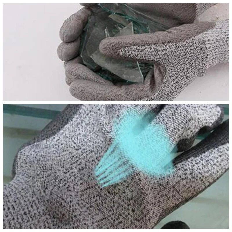 

Cut Resistant Gloves 1 Pair Kitchen Work Anti-cutting Wear-resistant Safety Gloves M2