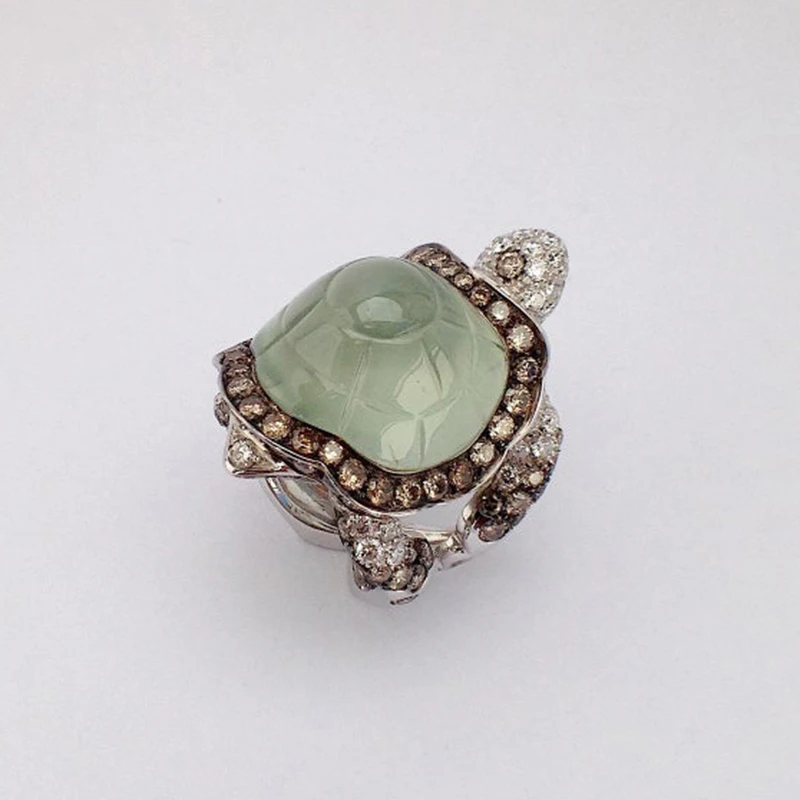 Винтажные милые кольца с украшением в виде черепахи для женщин романтические