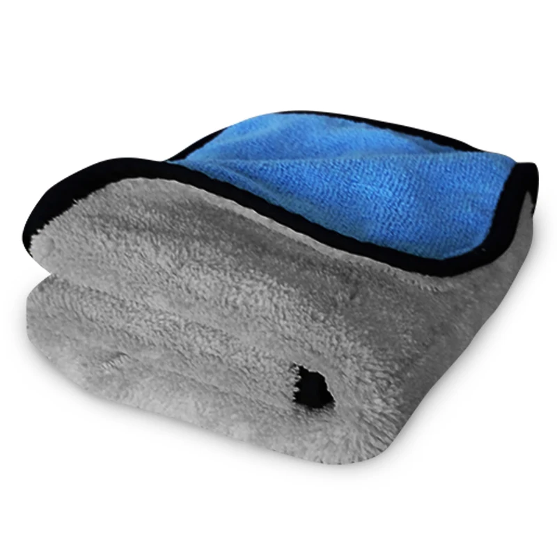 48x35cm Car Washing Towel Super soft Microfiber Towel car Detailing clean cloth Auto Washing Cloth Wax Polishing towel - Цвет: grey