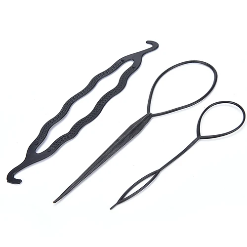 9 в 1 Pro Пучок Волос Клипмейкер колодки шпильки роликовые кос твист губка Средства