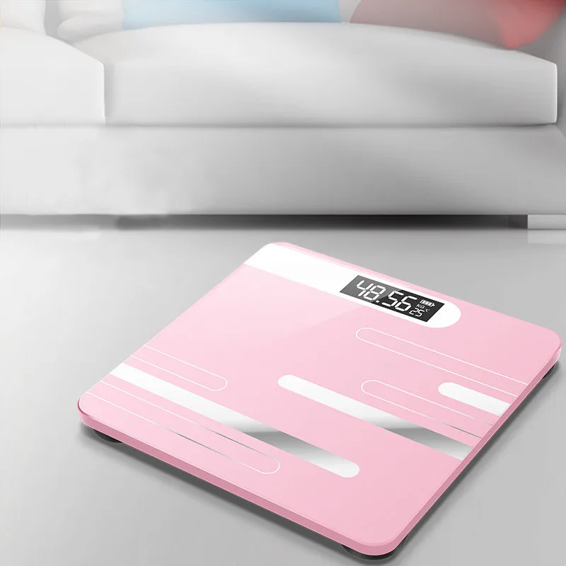 Напольные весы CE для ванной комнаты стеклянные Умные Электронные с USB зарядкой и