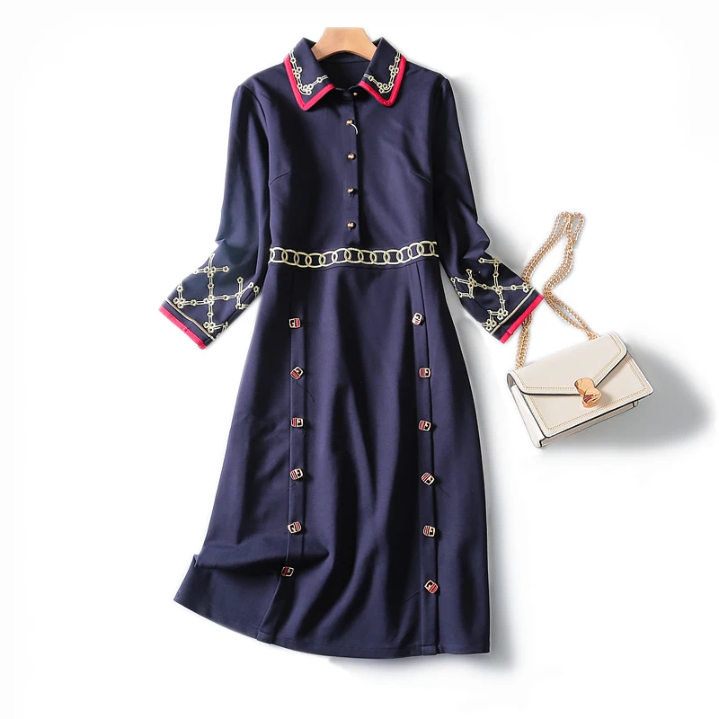 Европейская и американская Роскошная нежная вышитая Кукла Воротник с высокой