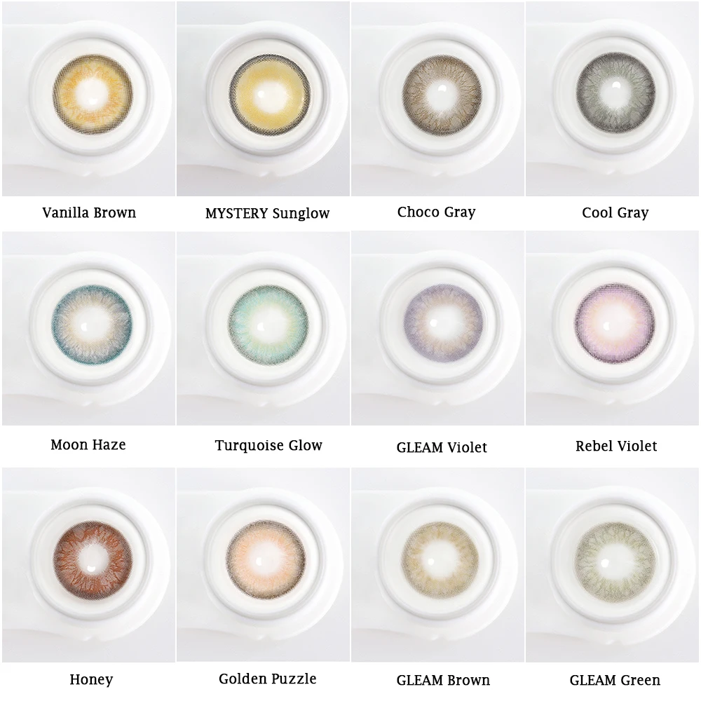 2021 new colored contacts lenses yearly circel lenses 1pair eye contacts with color brown green blue contact lenses for eyes free global shipping