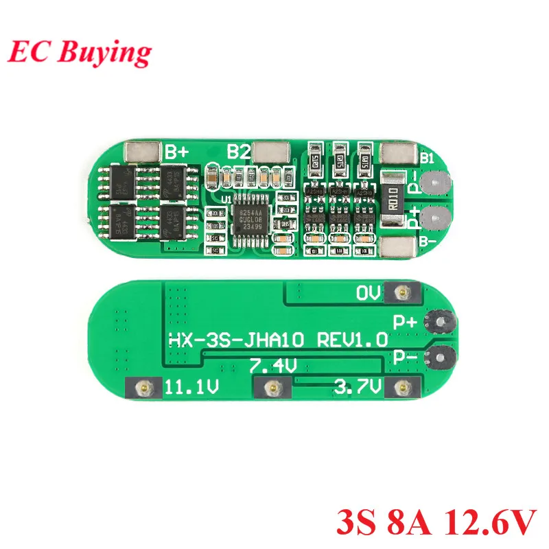 2S 3S 4S 18650 Защитная плата литий ионного аккумулятора модуль зарядного устройства