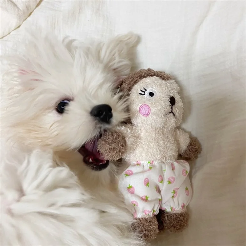 

Fashion Multi-Functional Rabbit Squirrel Sleeping wWith Cute Pet Dog Noise Toys, Pillow And Photo Props