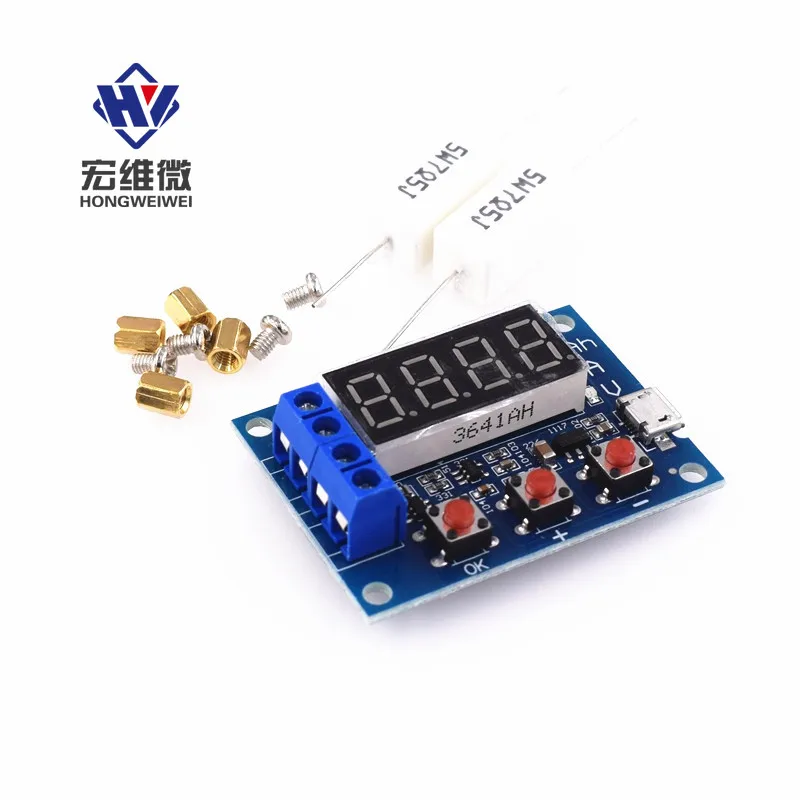 

ZB2L3 18650 Lithium Battery Power Supply Test Battery Tester LED Digital Display Resistance Lead-acid Capacity Discharge Meter