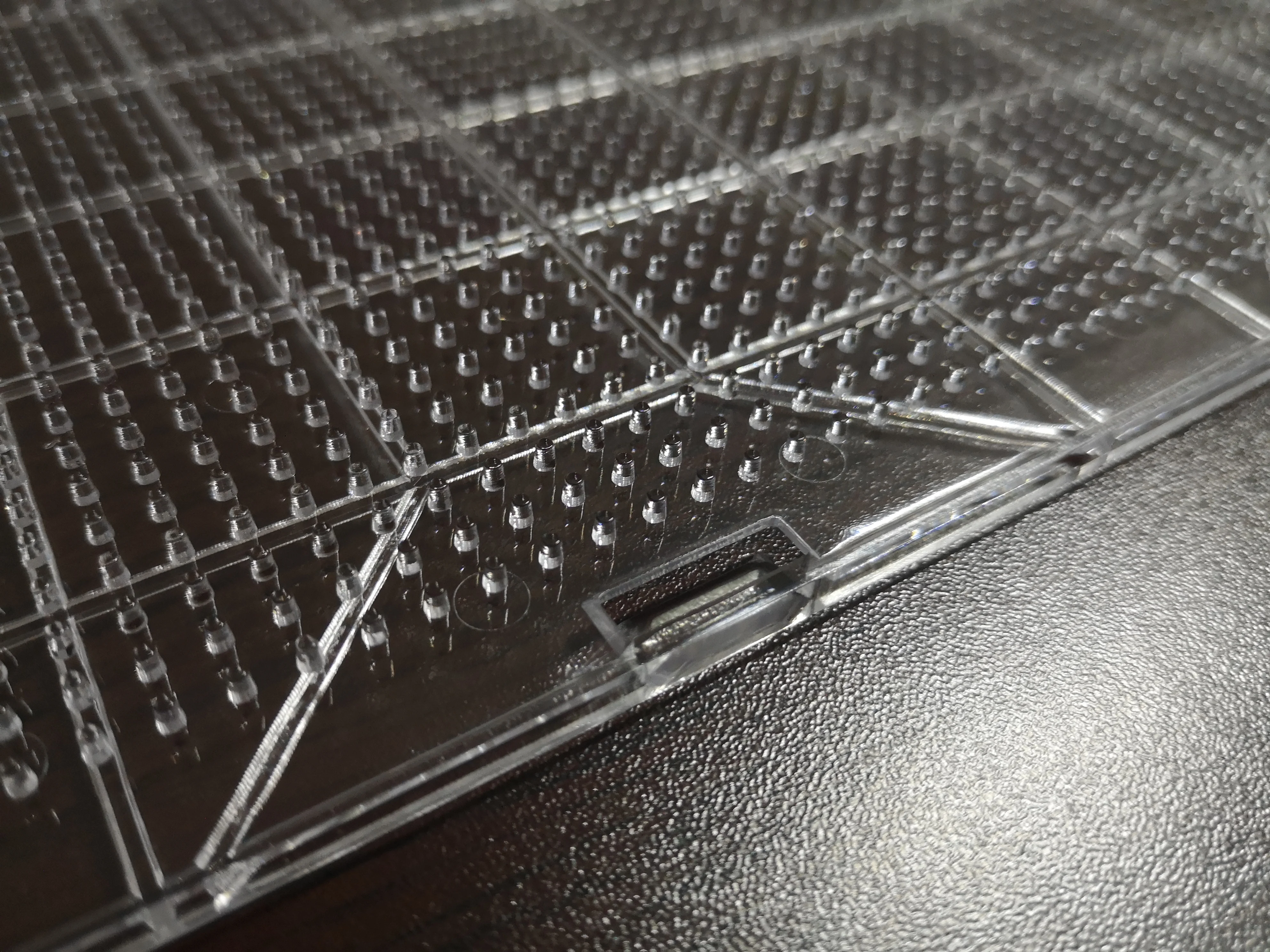 Oversized Pegboard 5mm Normal Hama Beads Children's Toy 69x49dot Puzzle Transparent Board ToolFigure Material Iron | Игрушки и хобби