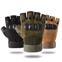 special forces half finger tactical gloves outdoor sports protective mountaineering fishing mens motorcycle gloves