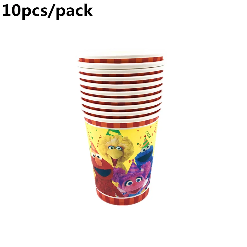 С героями Улица Сезам День рождения украшения с принтом Элмо тема Вымпел