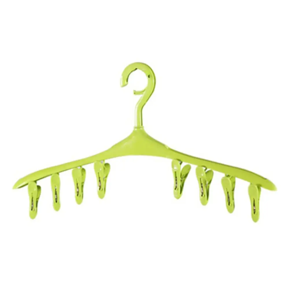 

Ветрозащитная многофункциональная компактная вешалка с 8 зажимами вешалка для носков складная вешалка для сушилки