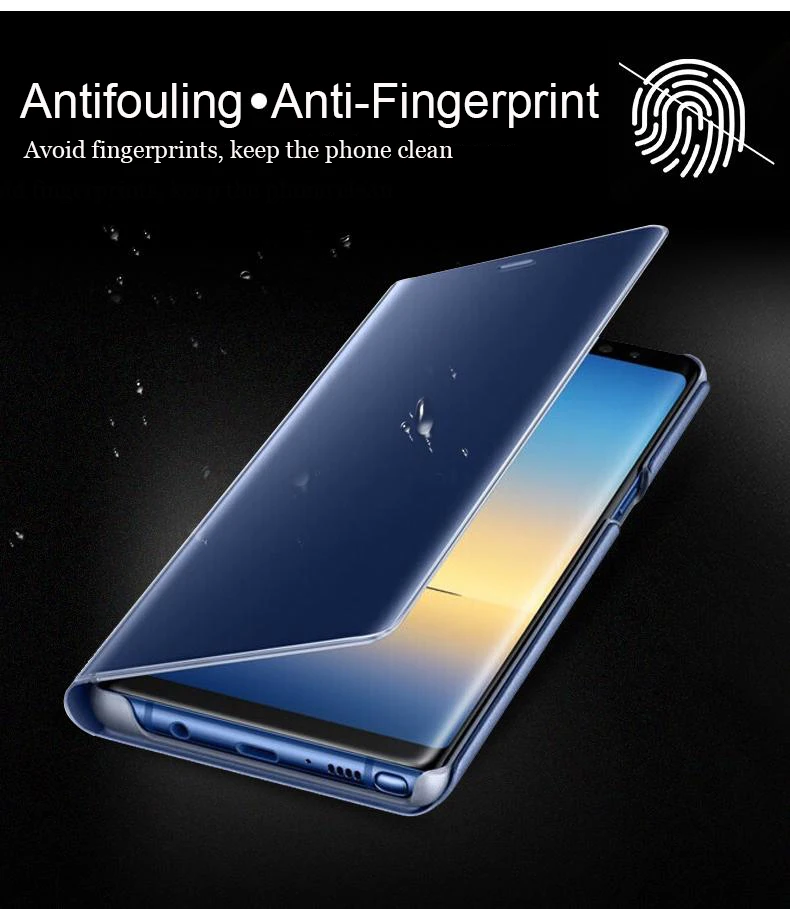 Lamorniea Smart Chip Touch флип-чехол с подставкой для samsung Galaxy Note 9 8 5 S9 Plus S8 S7 Edge S6 Edge S8 S9 Plus Прозрачный чехол для просмотра