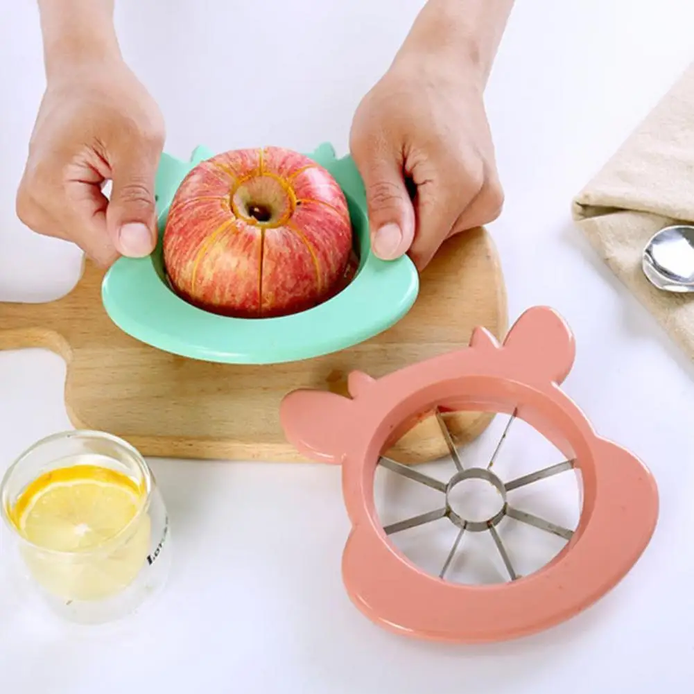 

Fruit Slicer Cartoon Pattern Multi-Function Stainless Steel Pear Apples Cutter for Kitchen
