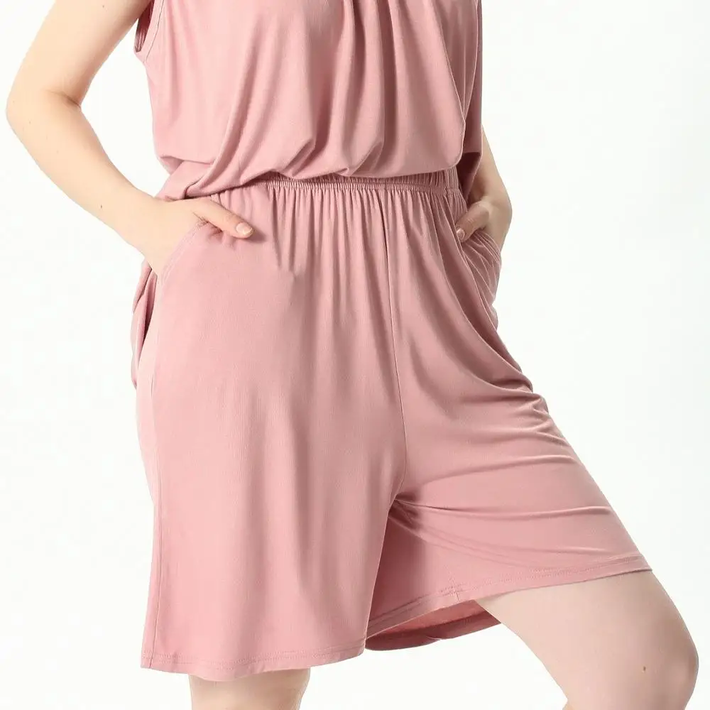 Fdfklak 2XL-7XL Plus Size Sleep Shorts Women Hot Sale Summer Soft Pajama Pants Shorts Pyjamas Cotton Pink Sleep Bottoms