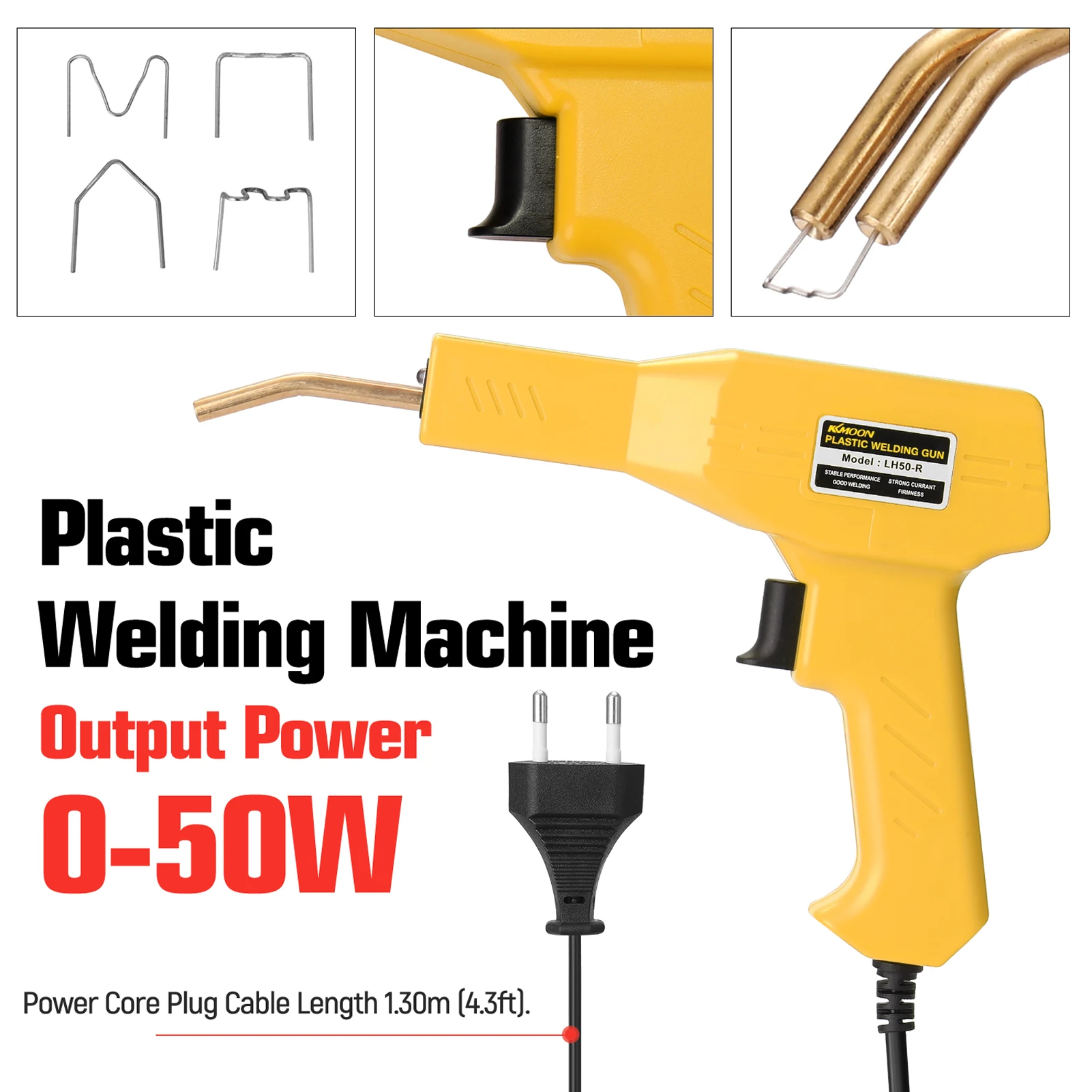 

50W Handy Hot Stapler Plastic Welder Garage Tools Machine Staple Welding Machine Electric Car Bumper Repair Stapler Repairing