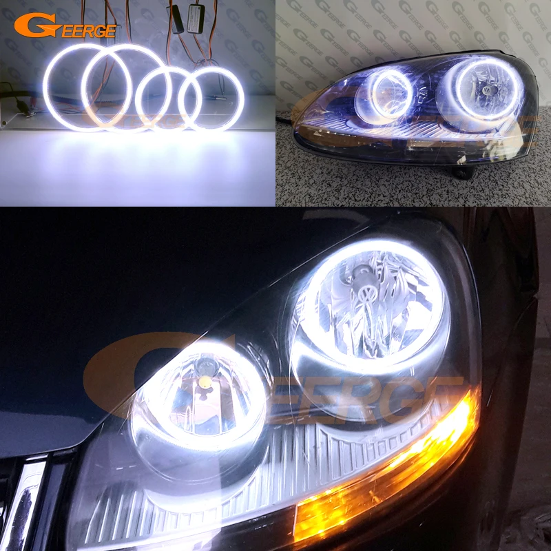 Для VOLKSWAGEN VW golf 5 V mk5 2004 2005 2006 2007 2008 2009 превосходный ультра яркий COB светодиодный