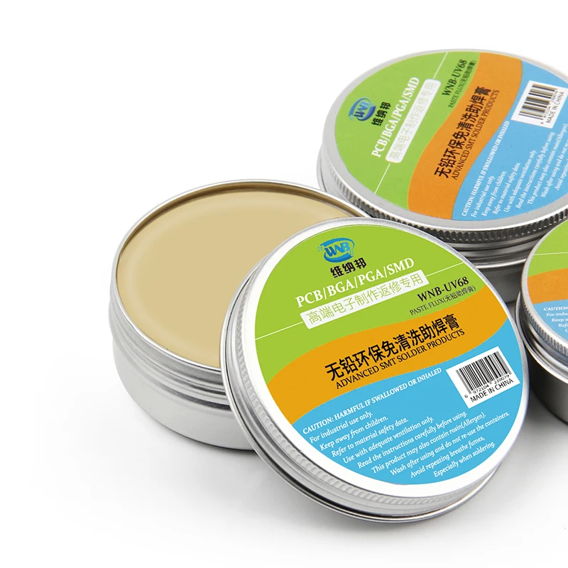 

Lead-Free Solder Flux Paste Rosin Cream No-Clean Environmental Welding Fluxes Paste for PCB BGA PGA SMD Repair Tool