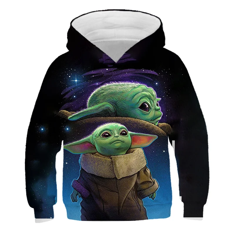 

Manufacturers Cross Border Hot Sales Yoda Baby Set Uniform 3D Hooded Sweatshirt Men And Women Autumn Kids Winter Hoodies