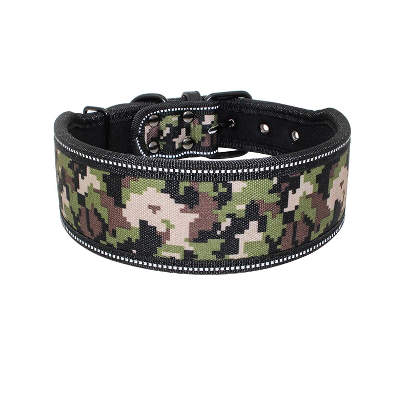 Прямая поставка светоотражающий нейлоновый ошейник для собак модный