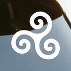 наклейки на авто Кельтский трискеле водонепроницаемые наклейки на машину наклейка для авто автонаклейка стикер этикеты винила наклейки стайлинга автомобилей украшения на бампере автомобиля заднее стекло