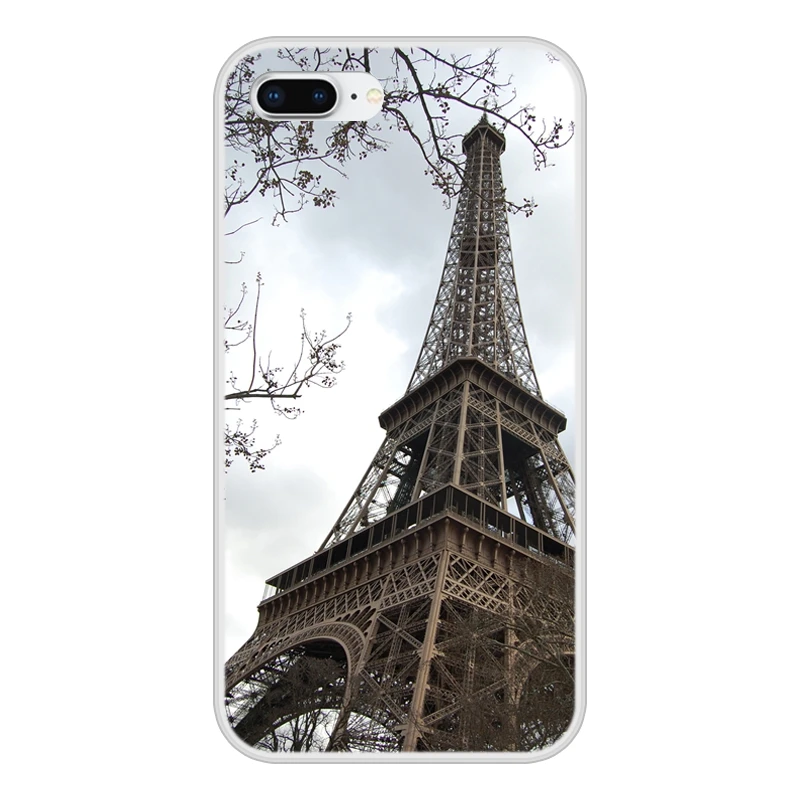 Чехол для Apple iPhone 8 plus мягкий силиконовый чехол телефона из ТПУ с узорчатым