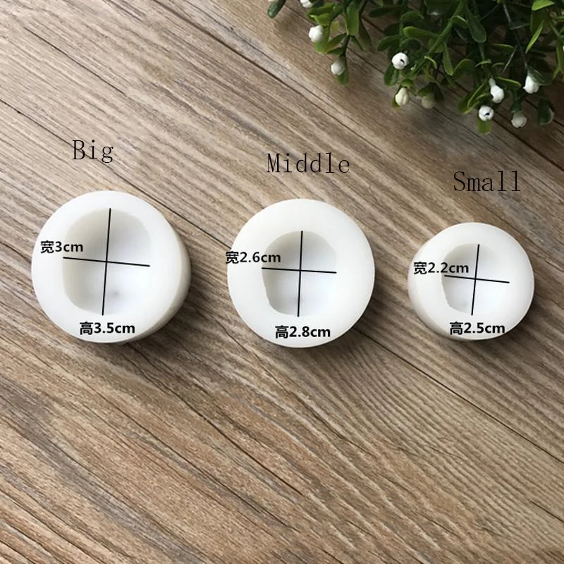 

1 PCS Soft Clay Silicone Mold Tools Steamed Bread Shape 3D Baby Face Universal Fondant Cake Mould 3 Types Big Middle Small Size