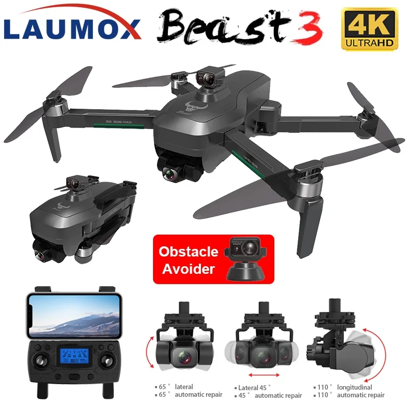 ZLL SG906 MAX PRO 2 PRO2 GPS Дрон 4K профессиональная камера лазерное Предотвращение