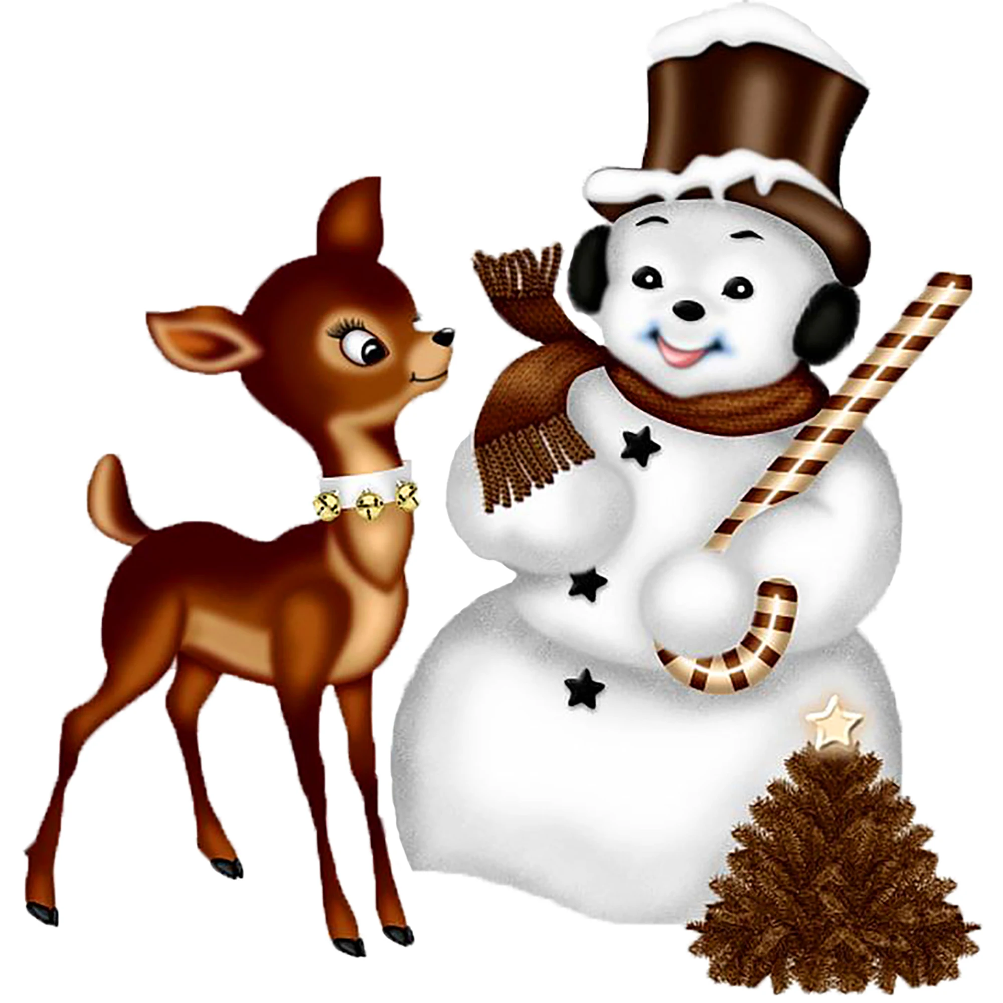 Металлические Вырубные штампы с рождественским снеговиком и оленем Новый