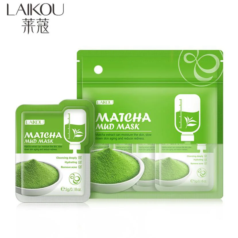 

Грязевая маска для лица Longjing с зеленой глиной маття, дневные размеры, 12 упаковок, увлажняющий уход за кожей лица