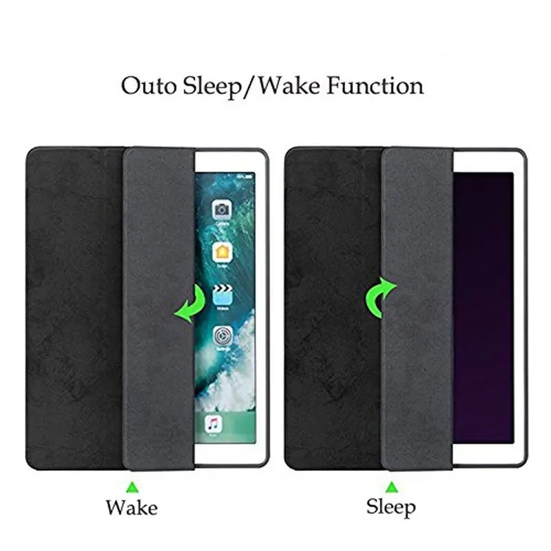 Для 2017 iPad Pro 10 5 чехол с держателем для карандашей тонкий трифолд Стенд АВТО