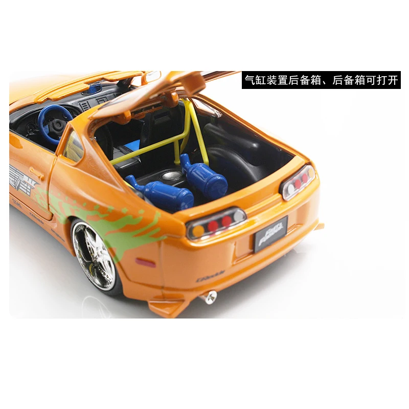 Игрушечный автомобиль 1:24 1955 Toyota Supra металлического сплава литья под давлением