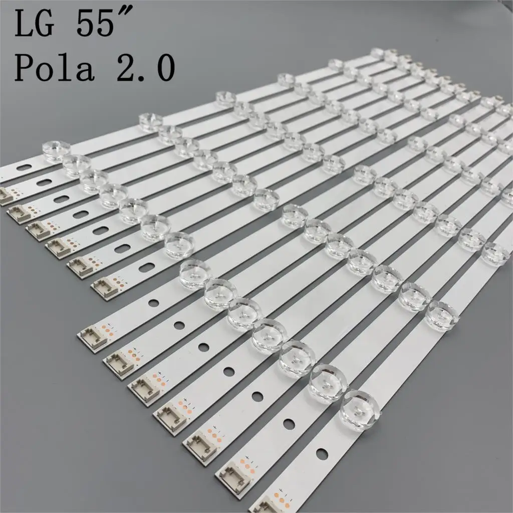 14 шт./компл. светодиодный полоса подсветки LZ55O1LCEPWA A B для LG 55 inch TV 55LN5400 55LN5200 INNOTEK POLA2.0