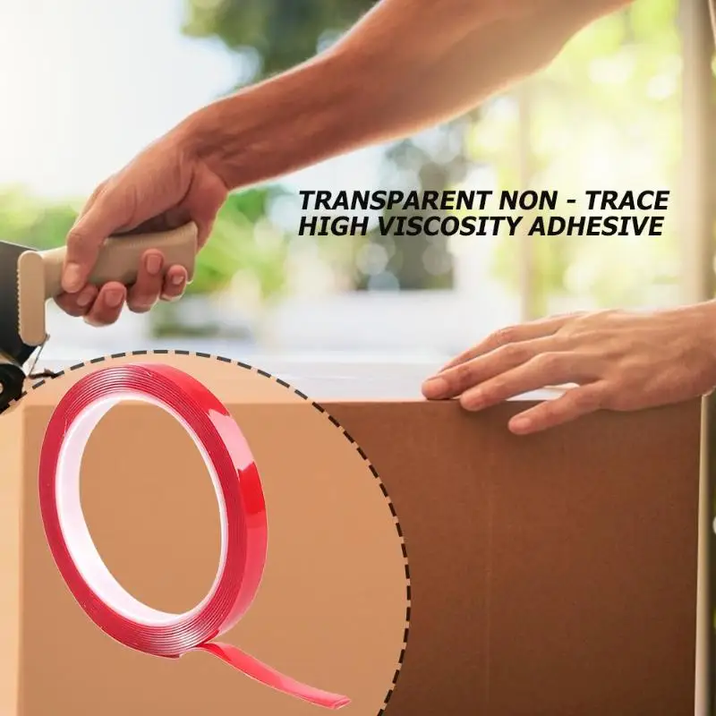 Силиконовая Двухсторонняя клейкая наклейка для автомобиля высокопрочная без