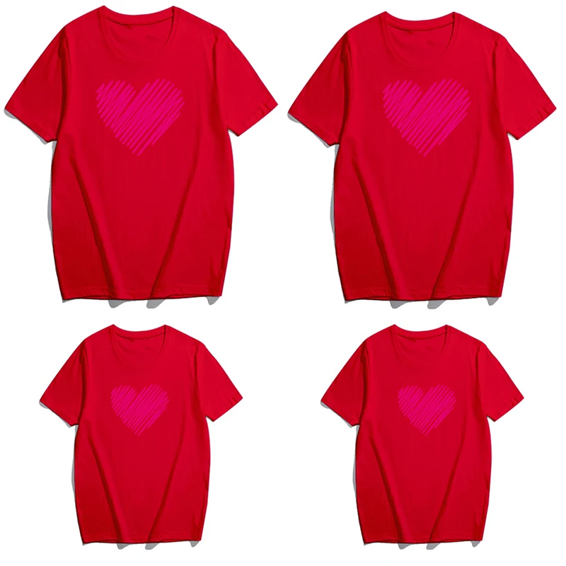 Camisetas de verano a juego para familia, Padre, Hijo, ni&ntilde;os, ropa a juego con letras-4