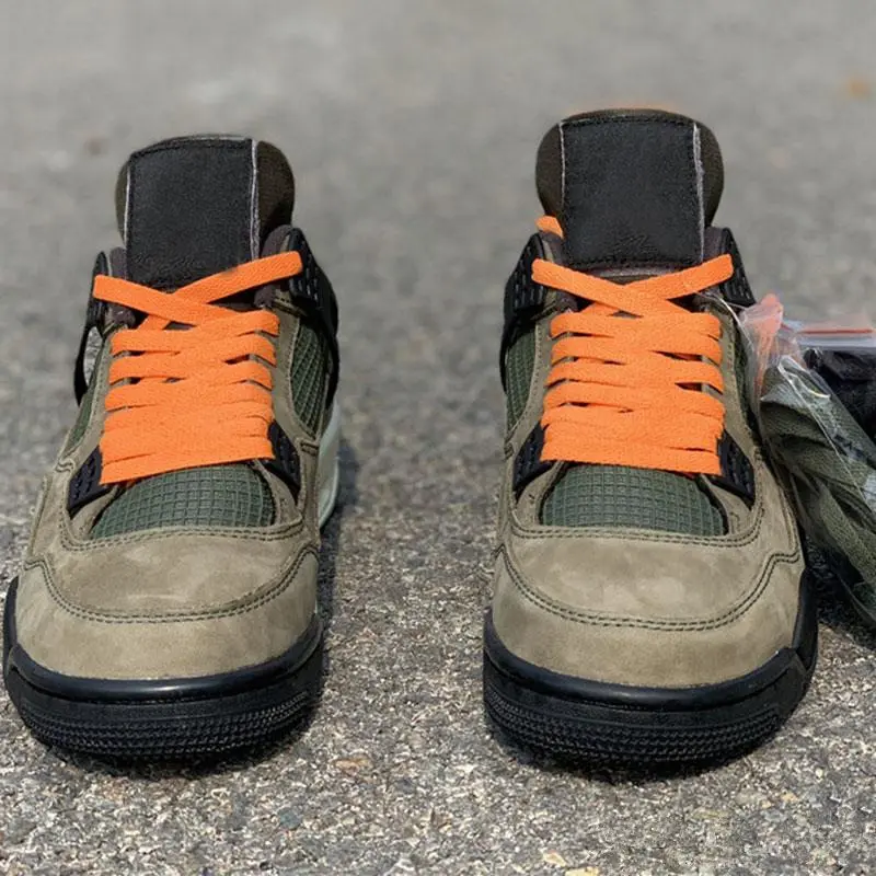 2019 непобедимые x Трэвиса Скотти баскетбольные кроссовки 4S армейский зеленый