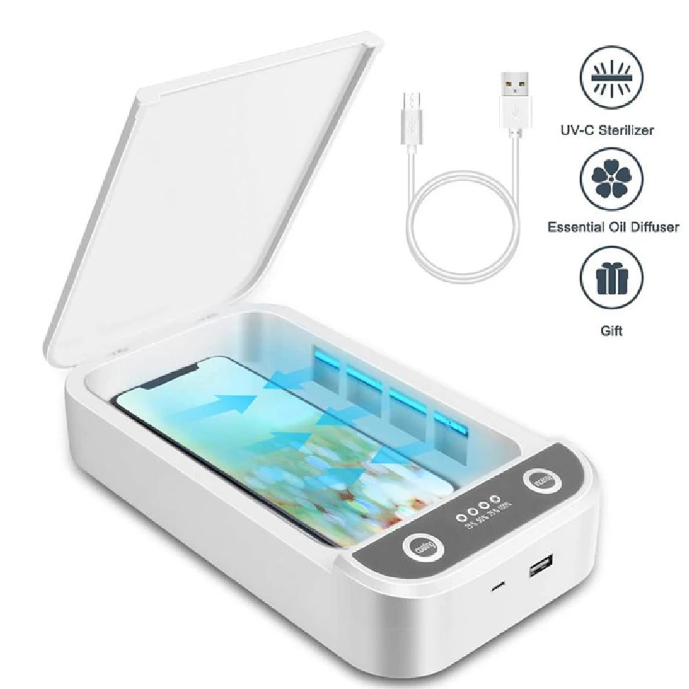 УФ стерилизатор коробка многофункциональная дезинфекция для сотового телефона