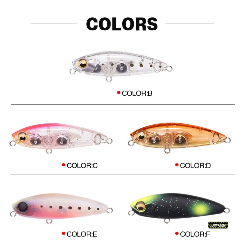 2021 Pencil Fishing Lure Sinking Weights 4.1g 43mm Winter Fishing Accessories Hooks Artificial Bait Goods Pike Lures Carp Fish