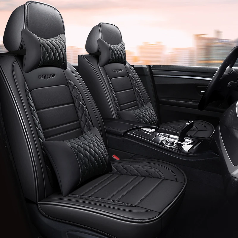 High Quality Car Seat Cover for VW Tiguan TOUAREG Touran Atlas GOL Caravelle Sharan Variant Car Accessories Interior Details