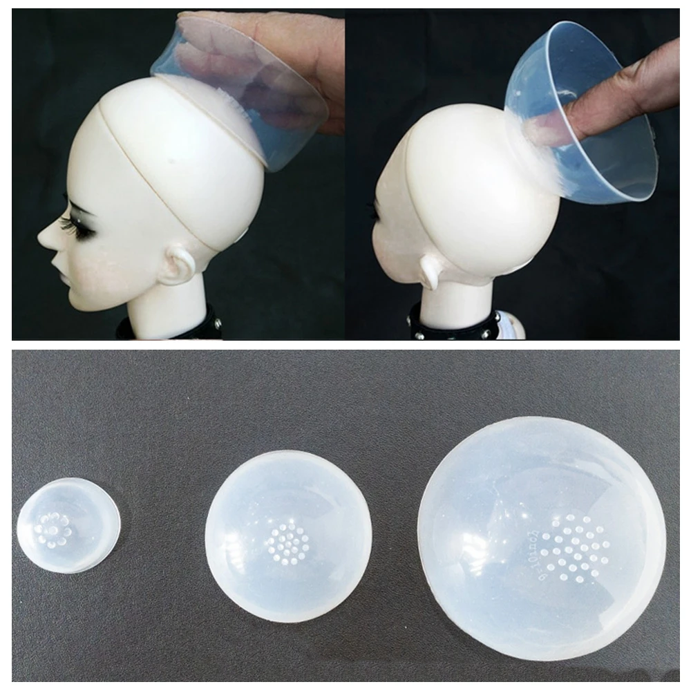 Прозрачная силиконовая шапочка для парика 1 шт. аксессуары париков кукол