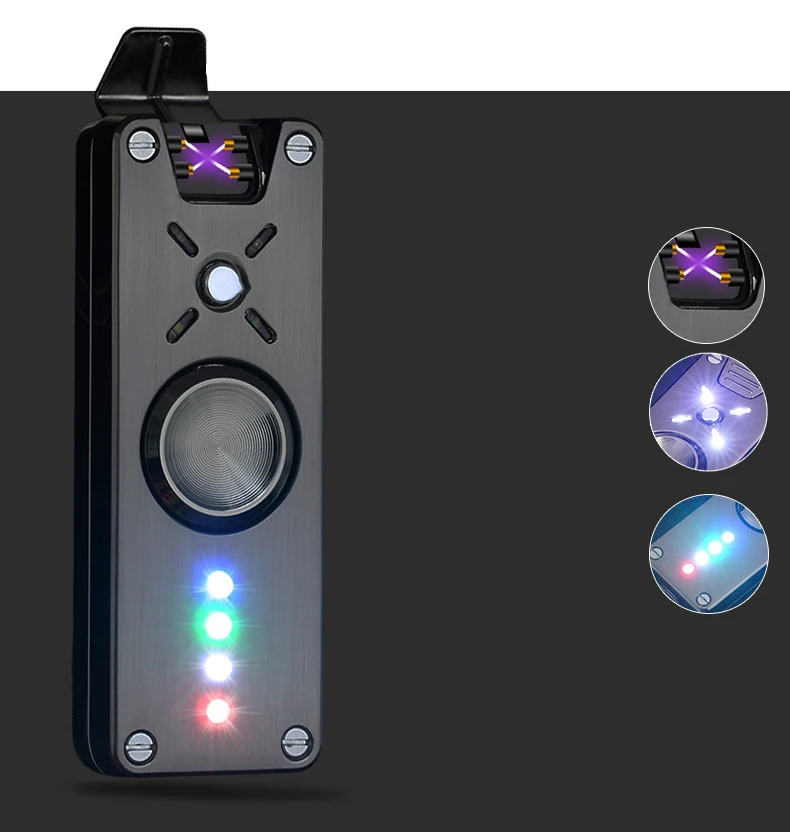 4 Led ручной Спиннер электрическая зажигалка с подключением к USB забавная сигарета электронная двойная дуга Зажигалка перезаряжаемая игрушка Спиннер мужской подарок