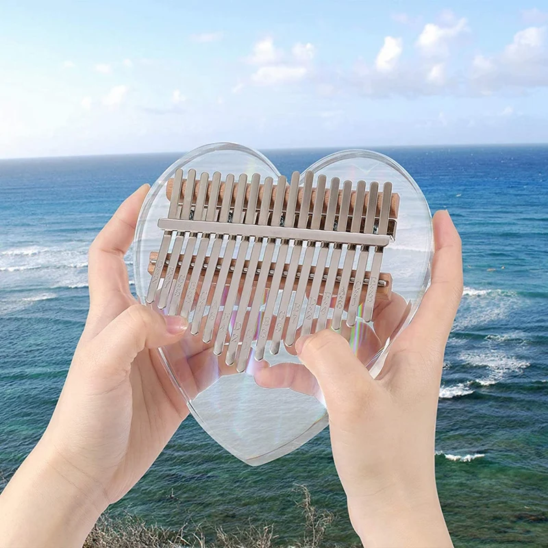 Kalimba большой палец фортепиано 17 клавиш музыкальные инструменты Mbira подарки для