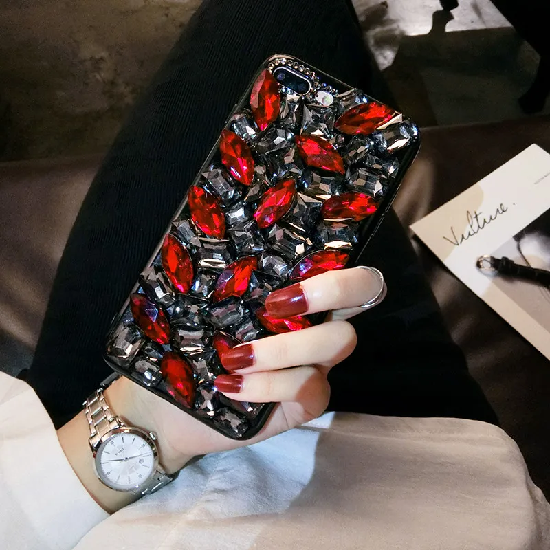 XSMYiss Bling милый Кристалл Бриллианты Стразы 3D Камни Блестящий чехол для телефона