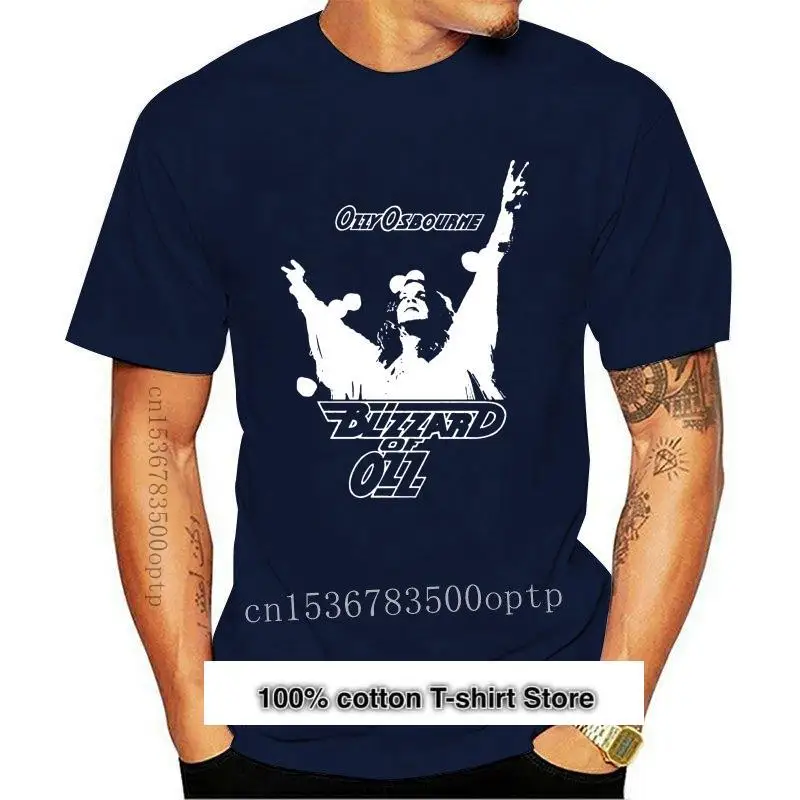 

Camiseta de doble cara Ozzy oskov UK Tour 1980, negra, todas las tallas S...5XL