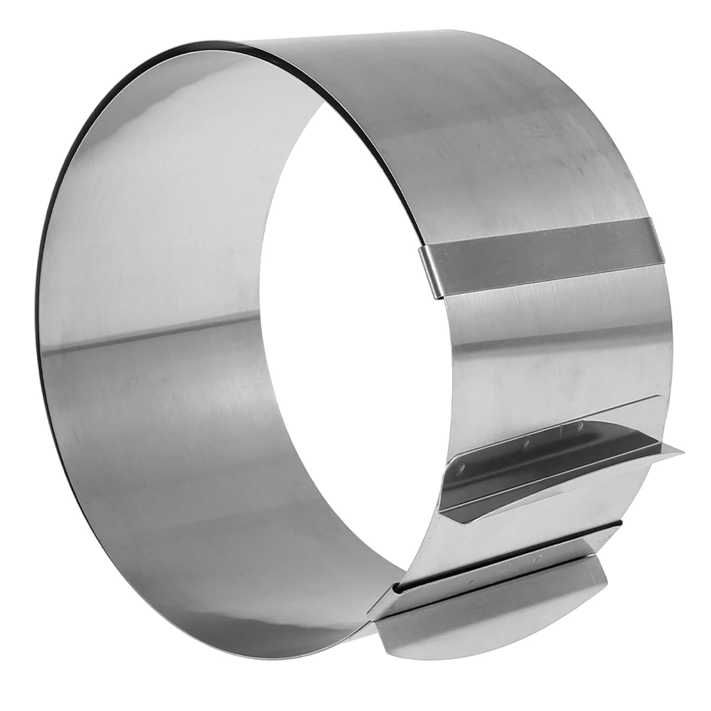 Регулируемое кольцо для мусса 3D круглая форма торта выпечки из нержавеющей стали